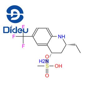 (2R,4S)-4-amino-2-ethyl-6-trifluoromethyl-3,4-dihydro-2H-quinoline mesylate