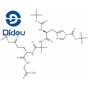 Boc-His(Boc)-Aib-Glu(OtBu)-Gly-OH