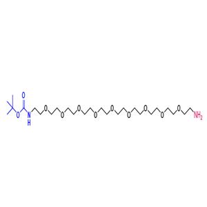 tert-butyl (29-amino-3,6,9,12,15,18,21,24,27-nonaoxanonacosyl)carbamate