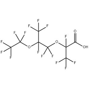 Propanoic acid, 2,3,3,3-tetrafluoro-2-[1,1,2,3,3,3-hexafluoro-2-(1,1,2,2,2-pentafluoroethoxy)propoxy]-