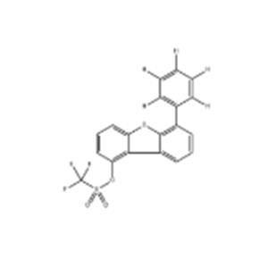 Methanesulfonic acid, 1,1,1-trifluoro-, 6-(phenyl-2,3,4,5,6-d5)-1-dibenzofuranyl ester