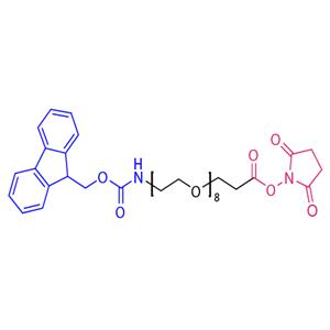5,8,11,14,17,20,23,26-Octaoxa-2-azanonacosanedioic acid, 29-(2,5-dioxo-1-pyrrolidinyl) 1-(9H-fluoren-9-ylmethyl) ester