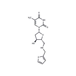 5'-Deoxy-5'-furfurylamino ? thymidine