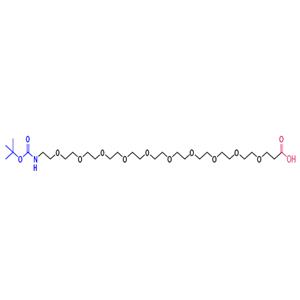 2,2-dimethyl-4-oxo-3,8,11,14,17,20,23,26,29,32,35-undecaoxa-5-azaoctatriacontan-38-oic acid