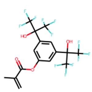 3,5-Bis[2,2,2-trifluoro-1-hydroxy-1-(trifluoromethyl)ethyl]phenyl 2-methyl-2-propenoate