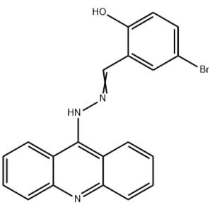 2-((2-(Acridin-9-yl)hydrazono)methyl)-4-bromophenol