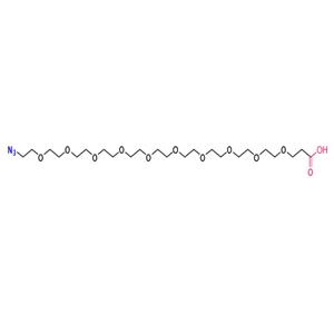 1-azido-3,6,9,12,15,18,21,24,27,30-decaoxatritriacontan-33-oic acid