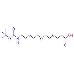 2,2-dimethyl-4-oxo-3,8,11,14-tetraoxa-5-azaheptadecan-17-oic acid