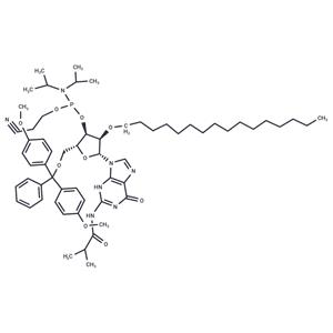 N2-iBu-5'-O-DMTr-2'-O-hexadecanyl guanosine 3'-CED phosphoramidite