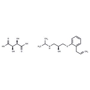 Alprenolol tartrate, (S)-
