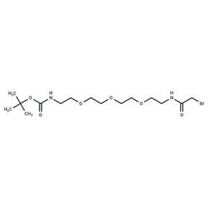 Bromoacetamido-PEG3-NH-Boc