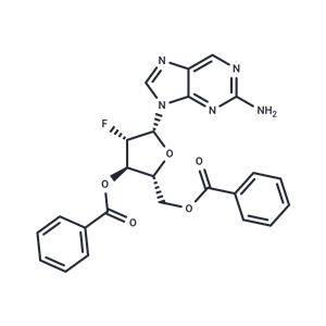 2-Aminopurine -9-beta-D-(3',5'-di-O-benzoyl-2'-deoxy-2'-fluoro)arabinoriboside