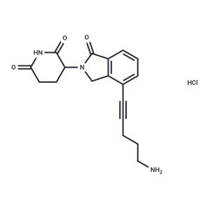 Lenalidomide-propargyl-C2-NH2 hydrochloride