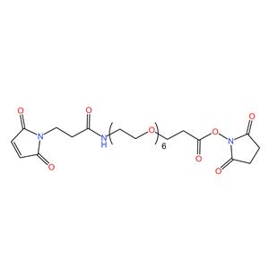 Mal-NH-PEG6-CH2CH2COONHS ester