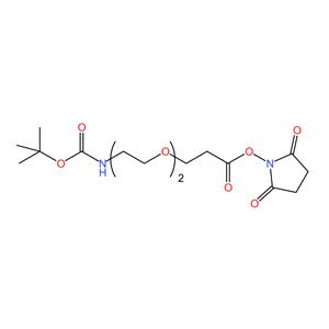 BocNH-PEG2-CH2CH2COONHS ester