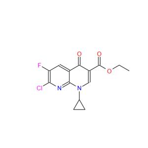 7-Chloro-1-cyclopropyl-6-fluoro-1,4-dihydro-4-oxo-1,8-naphthyridine-3-carboxylic Acid Ethyl Ester