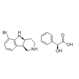 (2S)-2-hydroxy-2-phenylacetic acid, (4aS,9bR)-6-bromo-1H,2H,3H,4H,4aH,5H,9bH-pyrido[4,3-b]indole