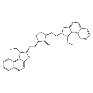 Cyclopentanone, 2,5-bis[2-(1-ethylnaphtho[1,2-d]thiazol-2(1H)-ylidene)ethylidene]-