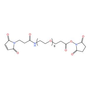 Mal-NH-PEG9-CH2CH2COONHS ester