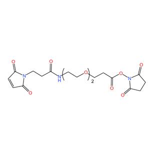 Mal-NH-PEG2-CH2CH2COONHS ester