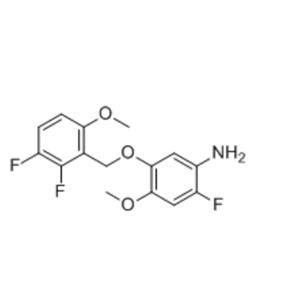 5-[(2,3-difluoro-6-methoxyphenyl)methoxy]-2-fluoro-4-methoxy-benzenamine