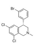 Isoquinoline, 4-(3-bromophenyl)-6,8-dichloro-1,2,3,4-tetrahydro-2-methyl-, (4S) pictures