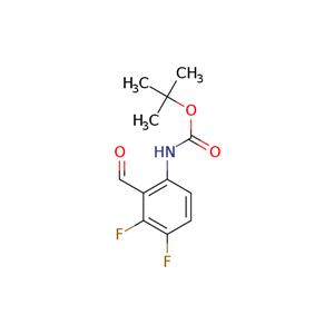 2-Methyl-2-propanyl (3,4-difluoro-2-formylphenyl)carbamate