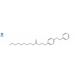 Decanoic acid, 2-[4-(phenylMethoxy)phenyl]ethyl ester