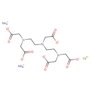 diammonium [N,N-bis[2-[bis(carboxymethyl)amino]ethyl]glycinato(5-)]ferrate(2-)
