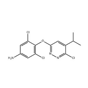 3,5-dichloro-4-((6-chloro-5-isopropylpyridazin-3-yl)oxy)aniline