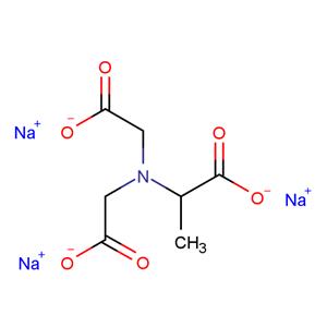 N,N-BIS(CARBOXYLATOMETHYL)ALANINE TRISODIUM SALT