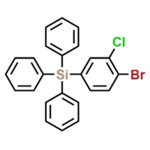 1-bromo-2-chloro-4-(triphenylsilyl)-Benzene
