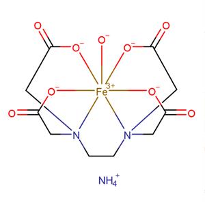 diammonium [[N,N'-ethylenebis[N-(carboxymethyl)glycinato]](4-)-N,N',O,O',ON,ON']hydroxyferrate(2-)