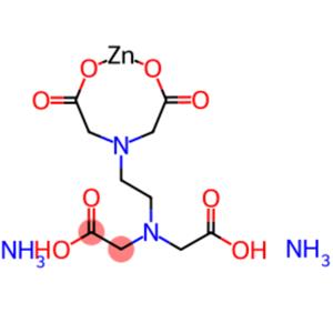Ethylenediaminetetraacetate-zinc-ammonia complex