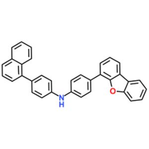 4-(4-Dibenzofuranyl)-N-[4-(1-naphthalenyl)phenyl]benzenamine