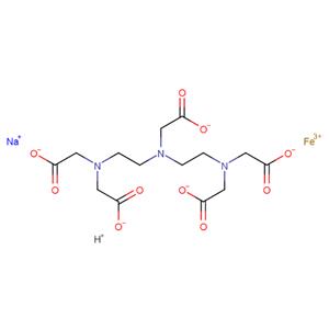 Sodium hydrogen ferric DTPA