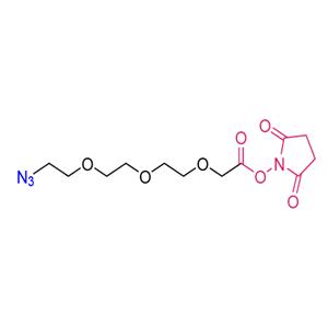N3-PEG3-CH2COO-NHS