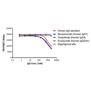 Human Fc gamma RIIIA / CD16a (F176) binding Kit (TR-FRET)