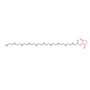 N3-PEG9-CH2COO-NHS