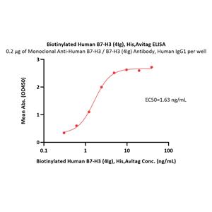 Biotinylated Human B7-H3 (4Ig) / B7-H3b Protein
