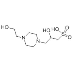 β-hydroxy-4-(2-hydroxyethyl)piperazine-1-propanesulphonic acid (HEPPSO)