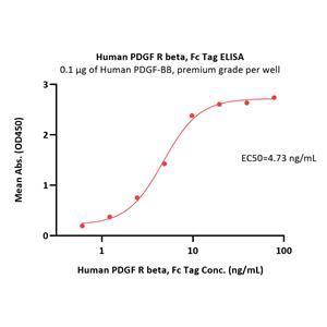 Human PDGF R beta / CD140b Protein