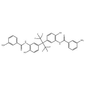 2,2-Bis(3-(3-aminobenzoylamino)-4-hydroxyphenyl)hexafluoropropane