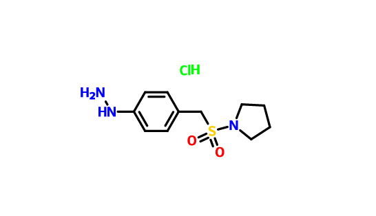 4-(1-吡咯烷基磺酰基甲基)苯肼盐酸盐