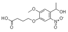 4-[4-(1-羟乙基)-2-甲氧基-5-硝基苯氧基]丁酸