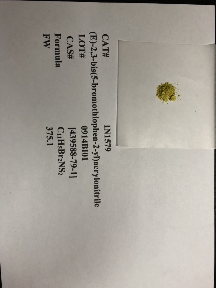 IN1579, (E)-2,3-二(5-溴噻吩-2-基)丙烯腈