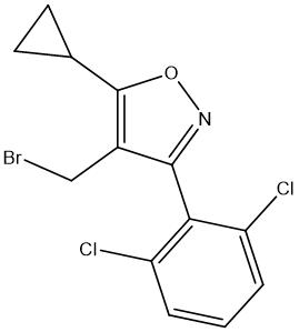 4-(溴甲基)-5-环丙基-3-(2,6-二氯苯基)异恶唑
