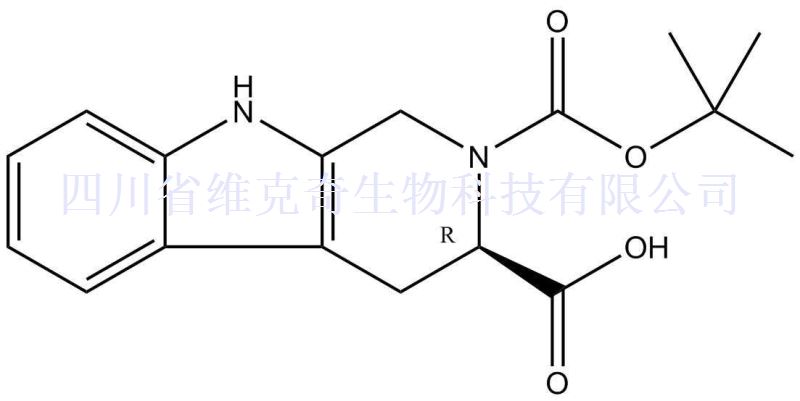 2H-Pyrido[3,4-b]indole-2,3-dicarboxylic acid, 1,3,4,9-tetrahydro-, 2-(1,1-dimethylethyl) ester, (R)-