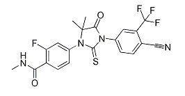 MDV3100试剂化学结构图