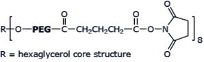 8arm PEG Succinimidyl Glutarate (hexaglycerol)